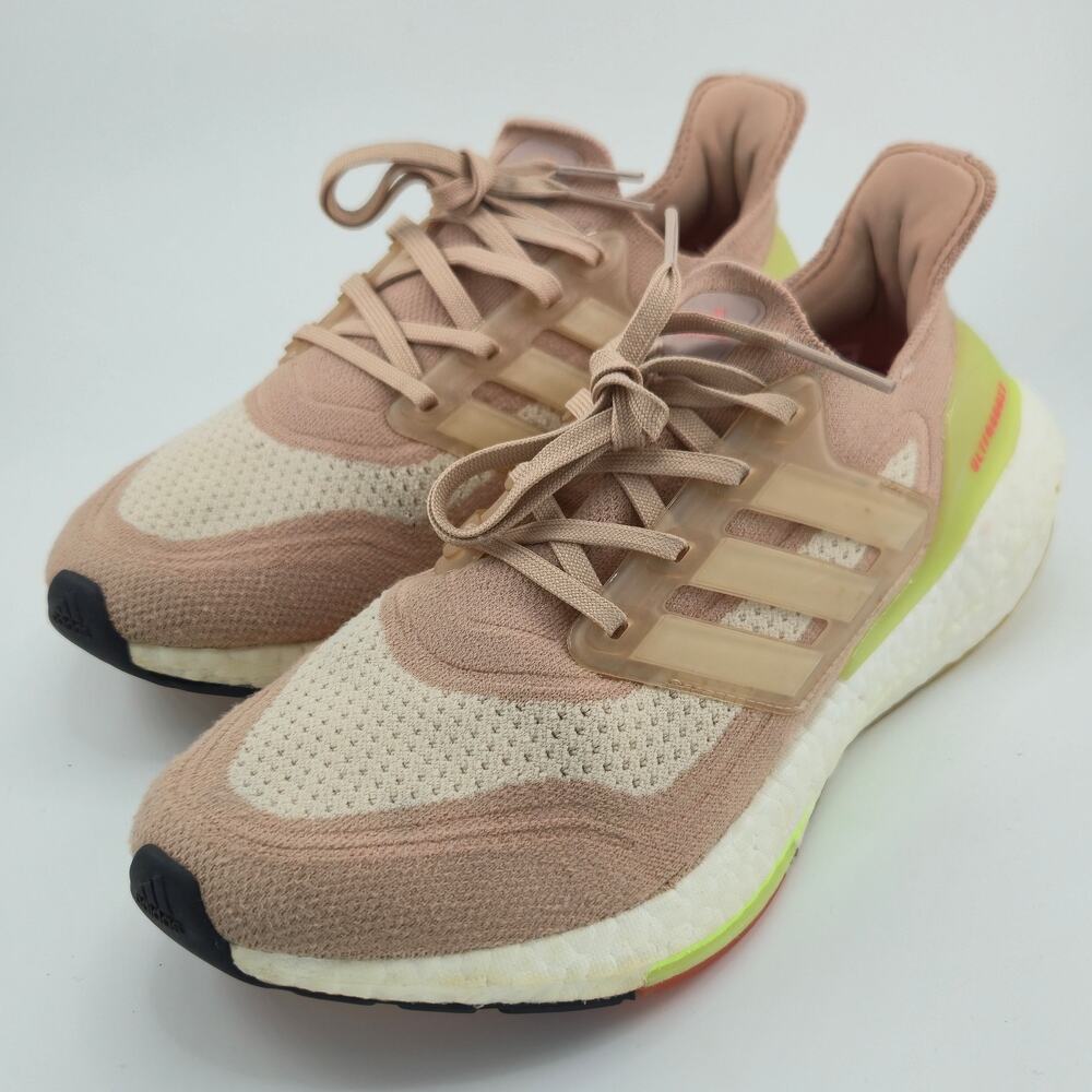 Adidas Ultraboost 21 Women's Size 8 Fy0399 Ash Pearl Halo Ivory Sneakers